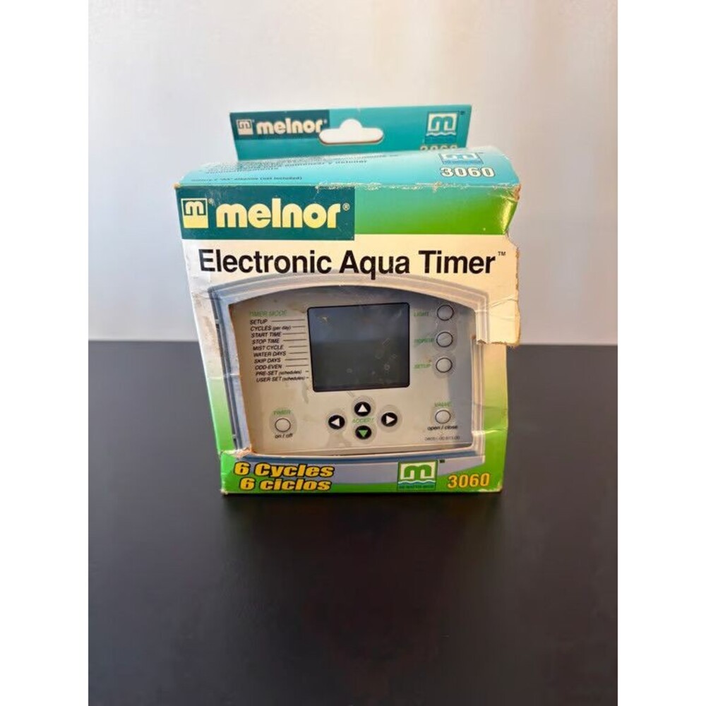 Melnor Electronic Aqua Timer 3060 6 Cycle Boxed
